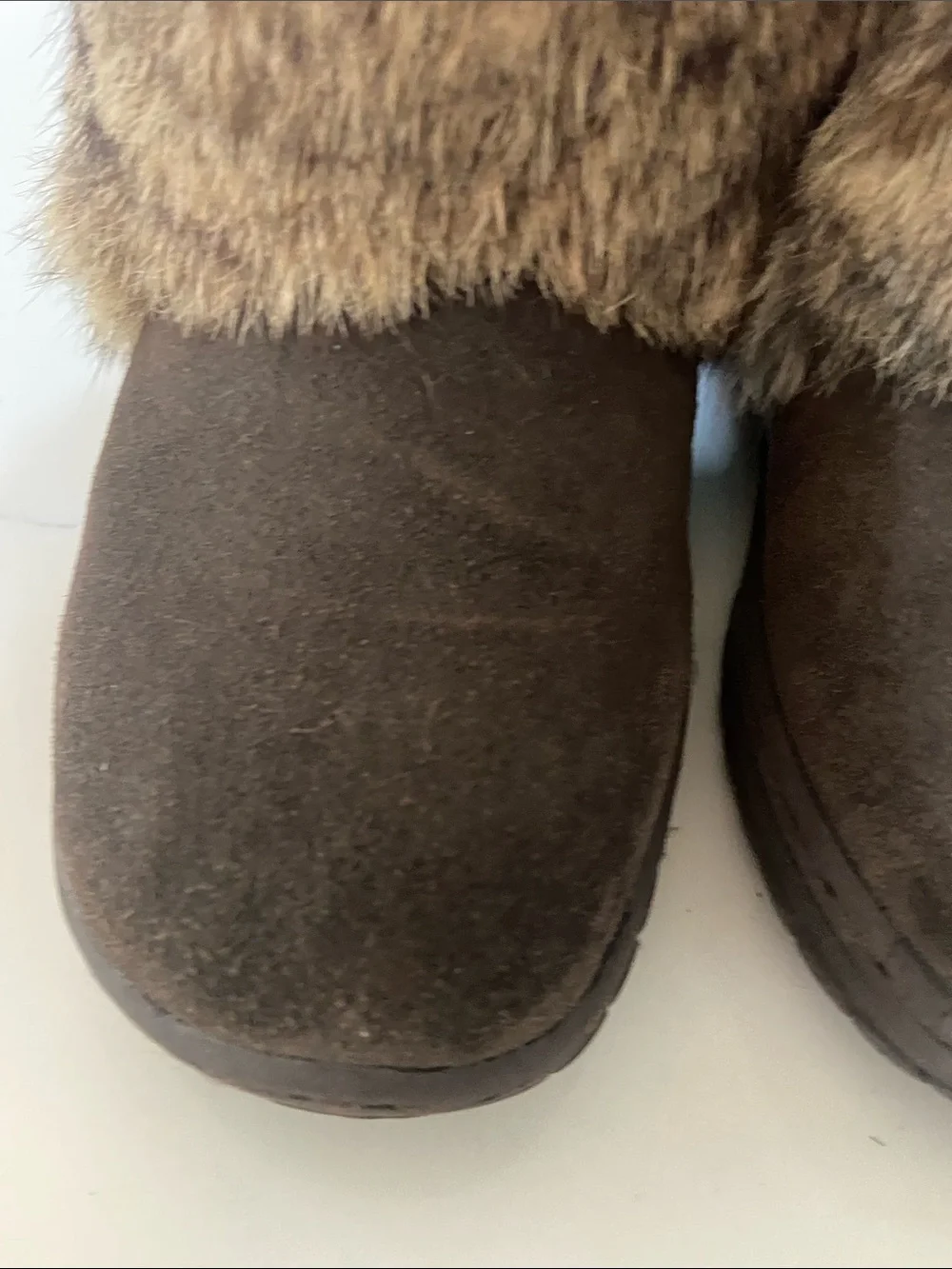 BearPaw Brown Faux Fur Winter Boots